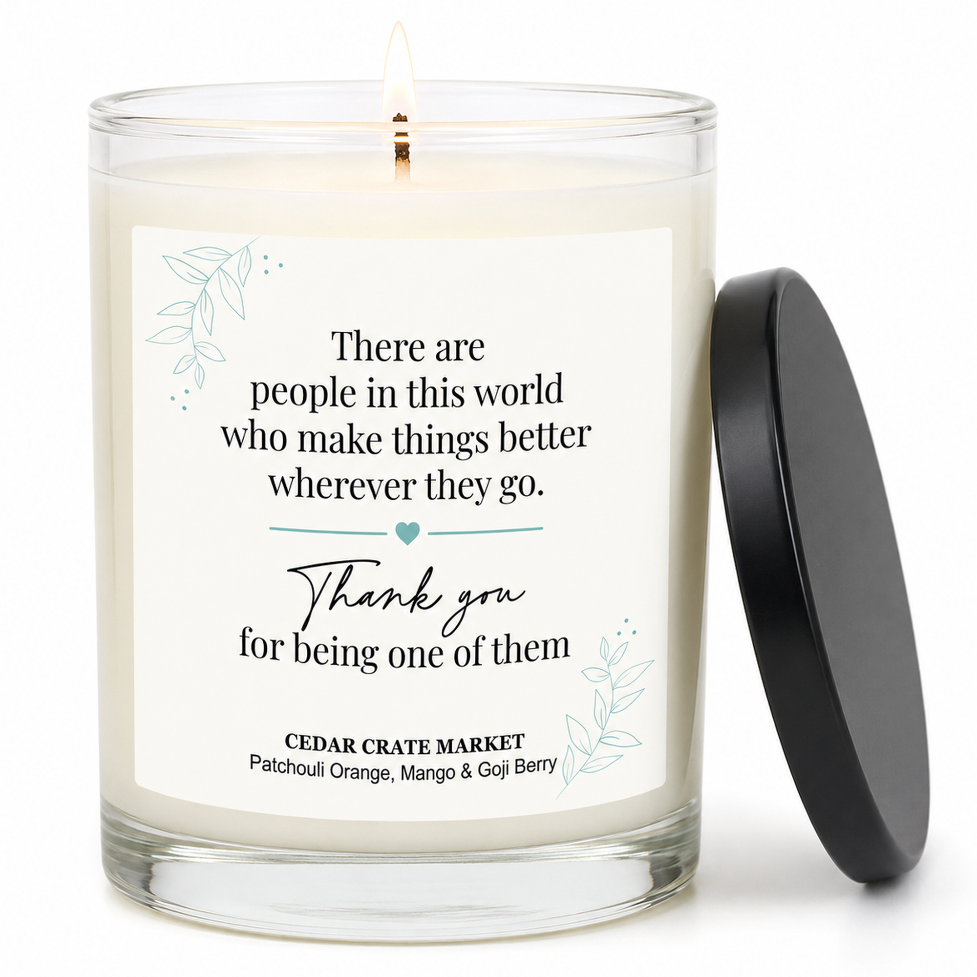 Thank You Candle - You Make Things Better