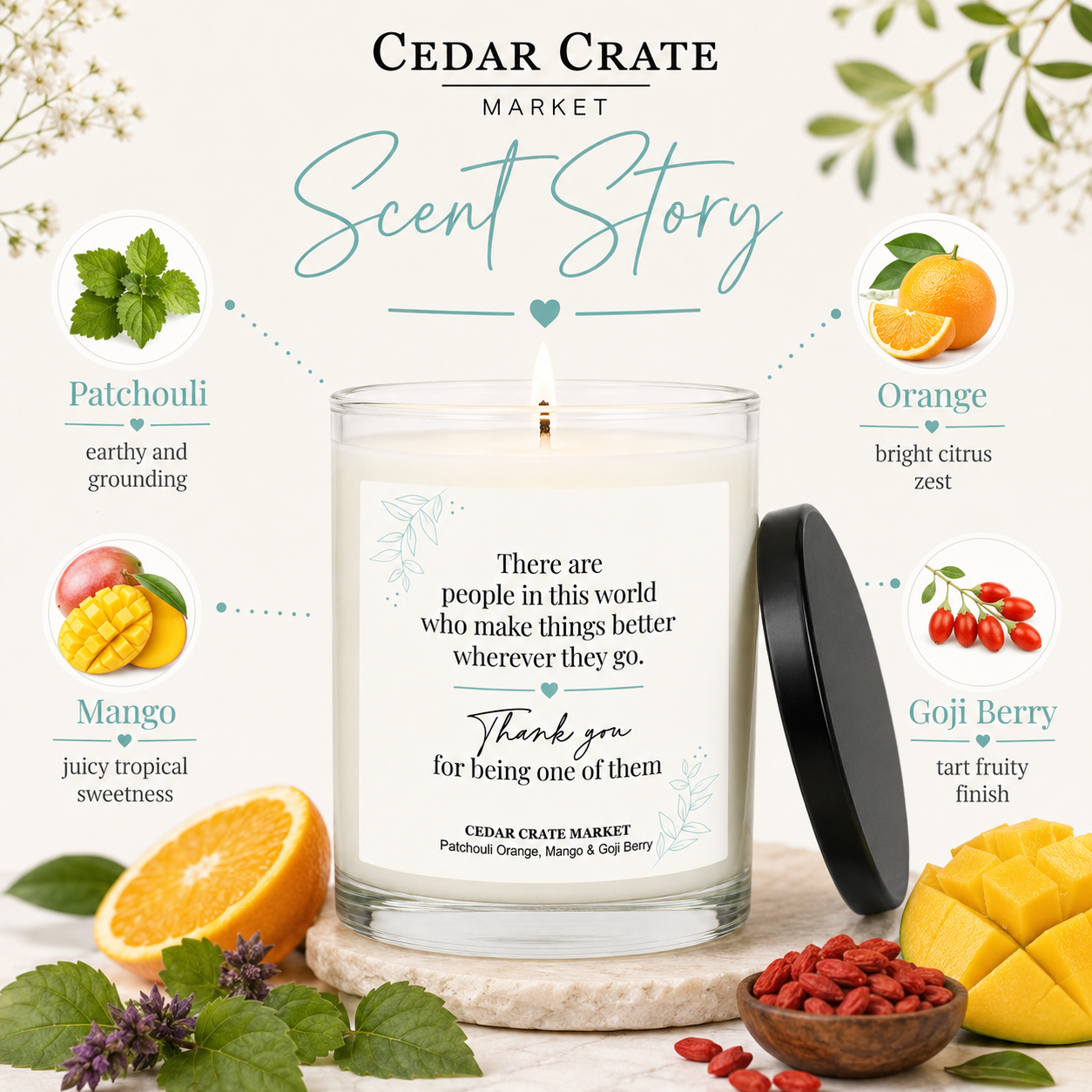 Thank You Candle - You Make Things Better
