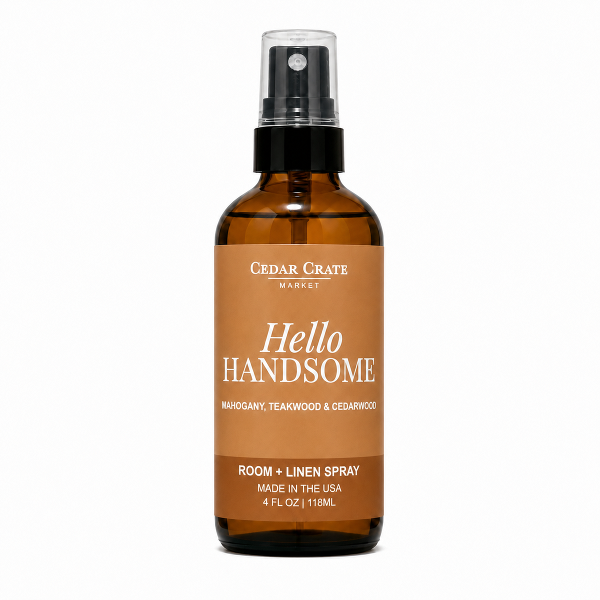 Funny Room Spray - Hello Handsome Linen Mist Rustic Mahogany
