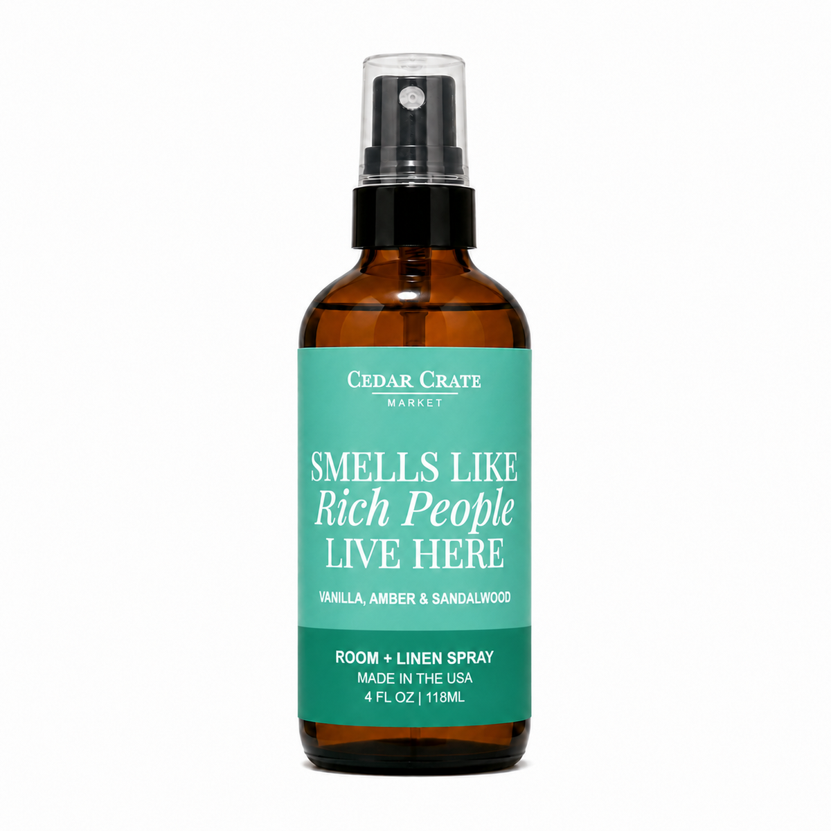 Funny Room Spray - Smells Like Rich People Live Here 4 oz