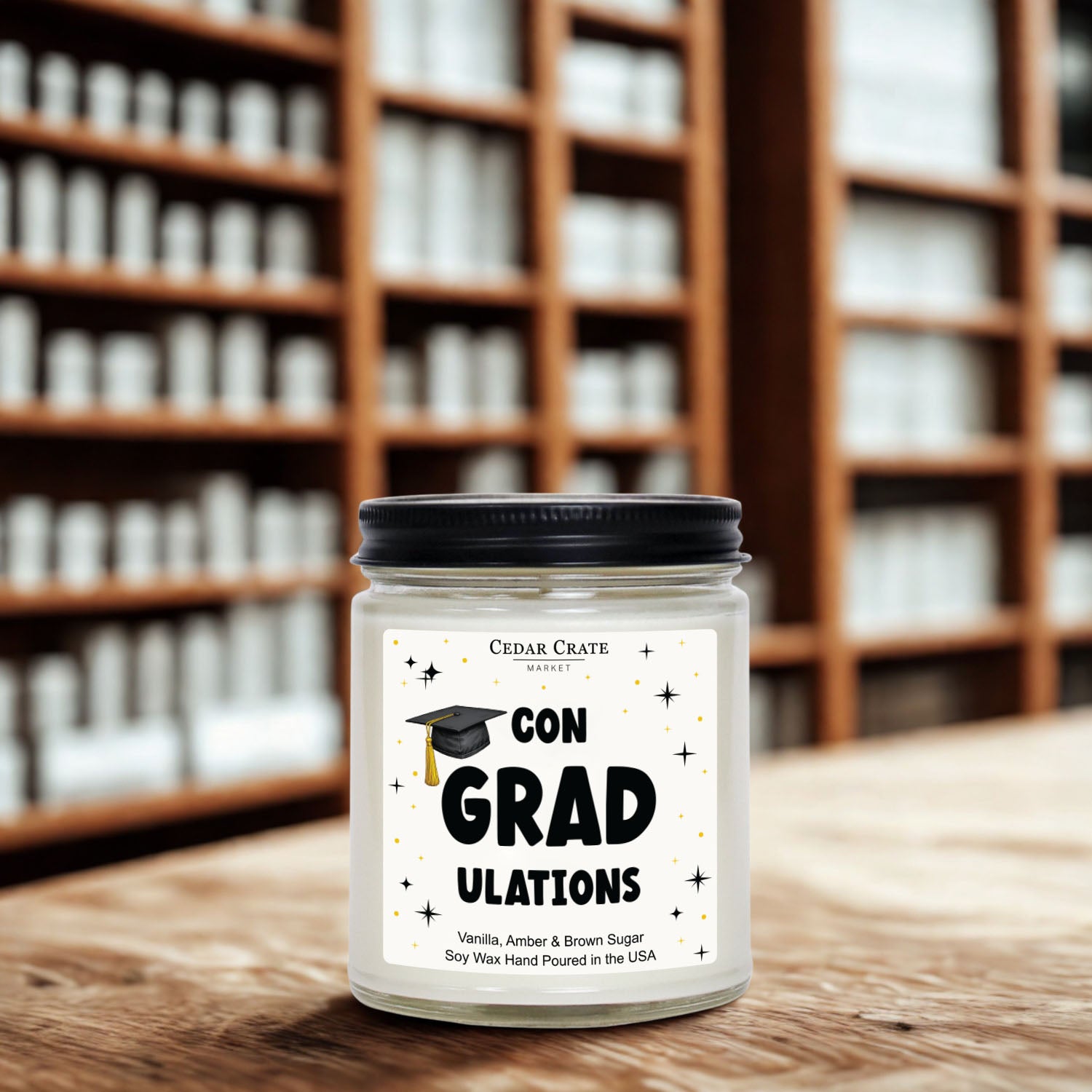 ConGRADulations - Graduation Gift- Soy Candle