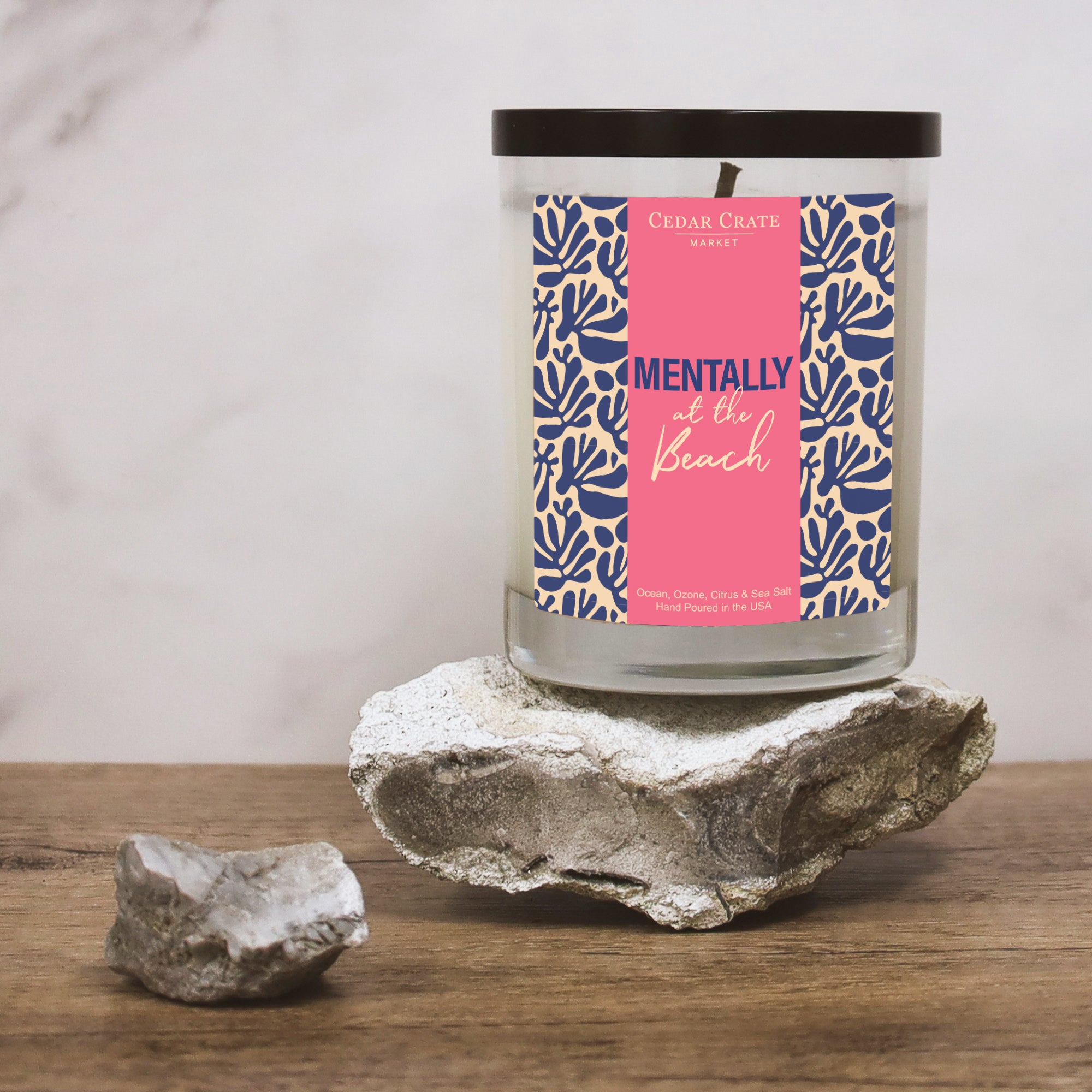 Mentally At The Beach Soy Candle