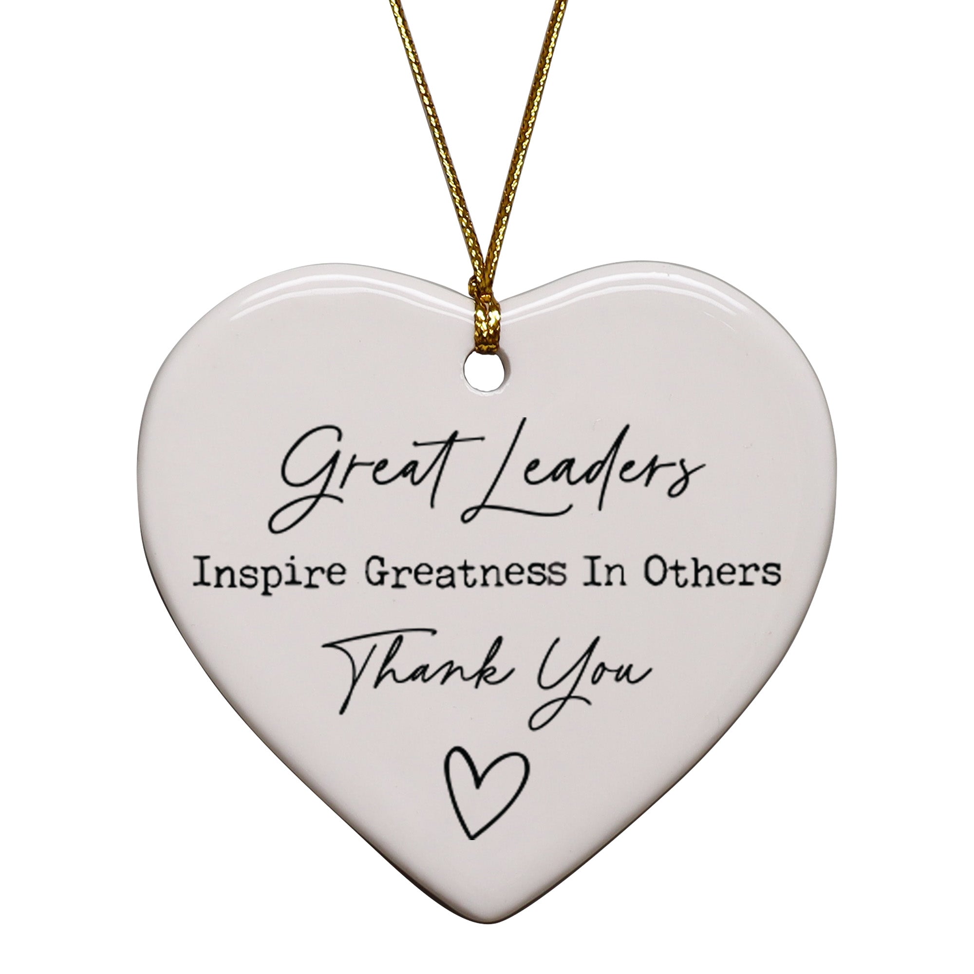 LEADERS NETWORK 2017 1/2 50LN 置物 Great Leaders Inspire Greatness Thank You Keepsake Ornament