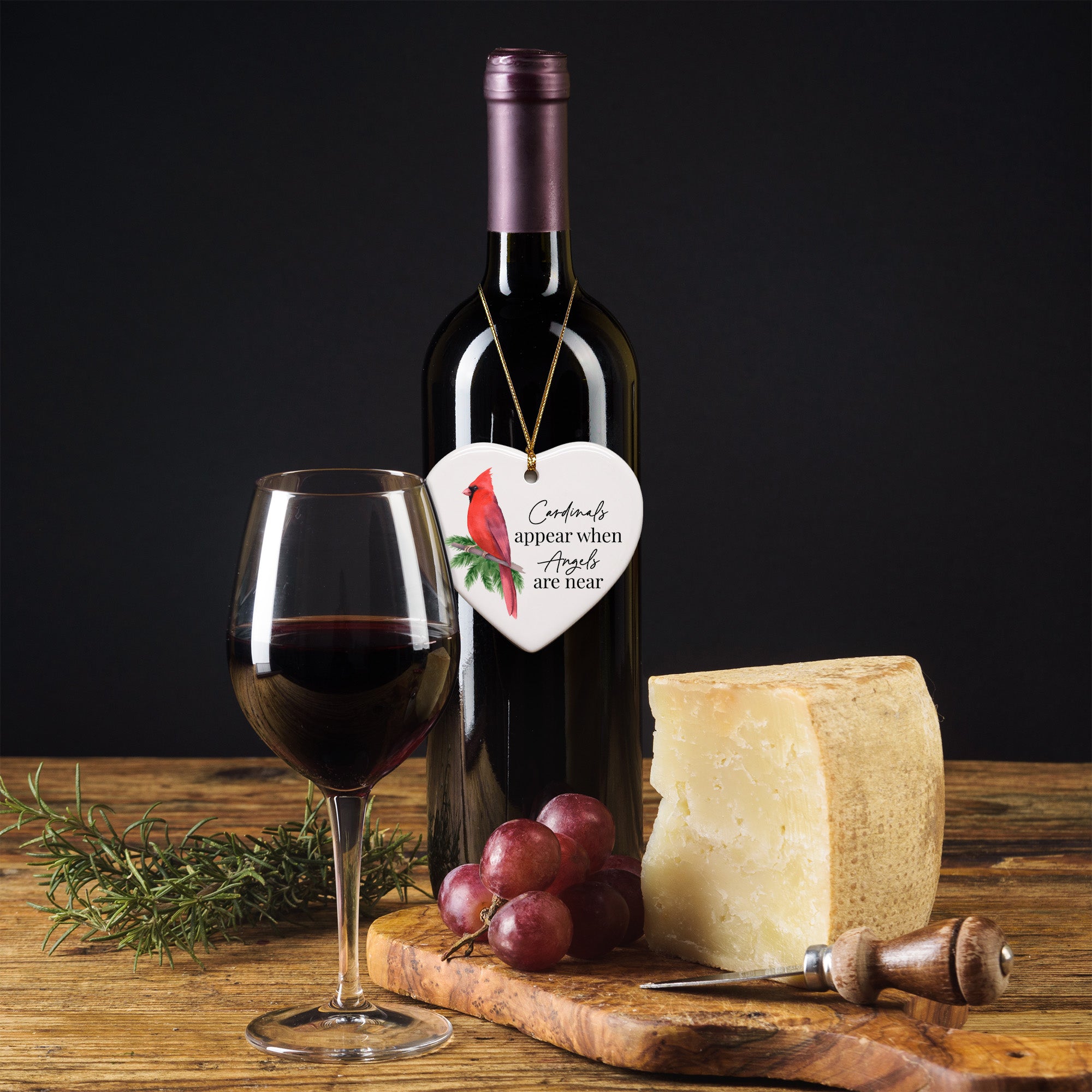 Cardinals Appear When Angels Are Near Keepsake Ornament