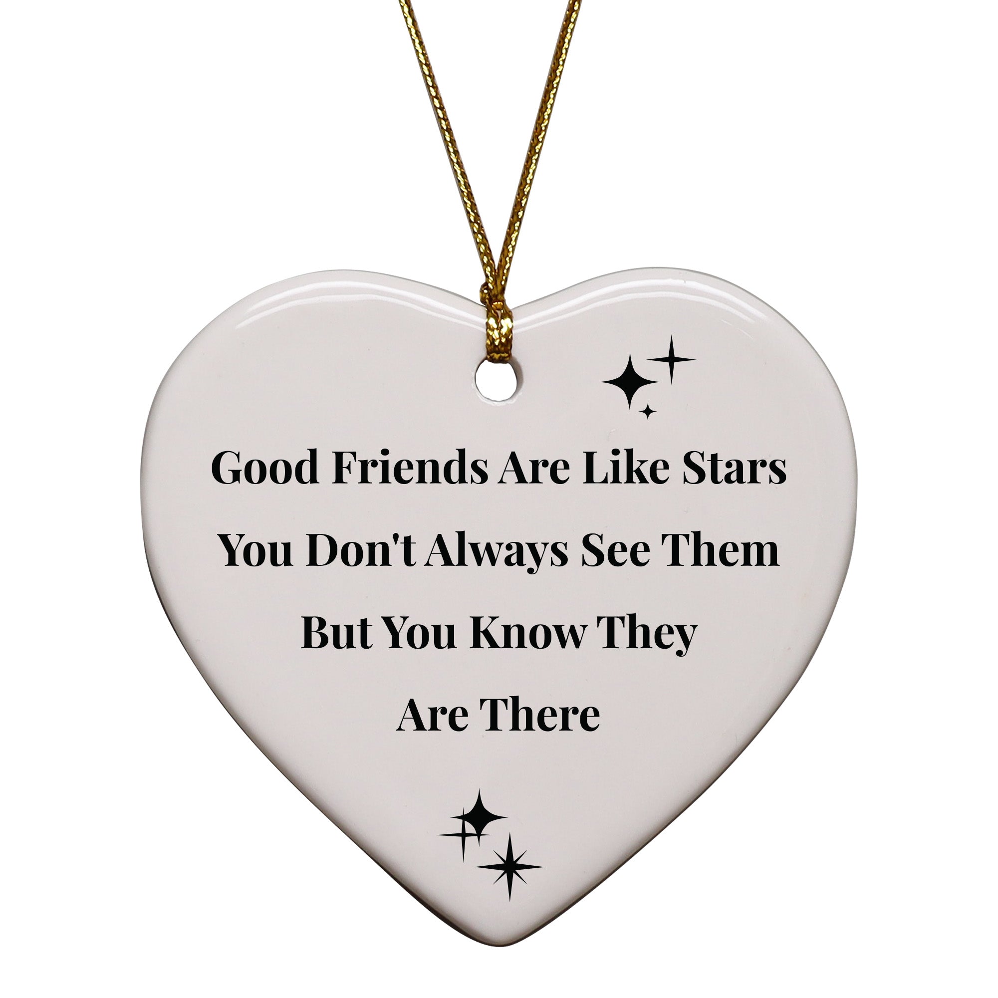 Good Friends Are Like Stars Keepsake Ornament