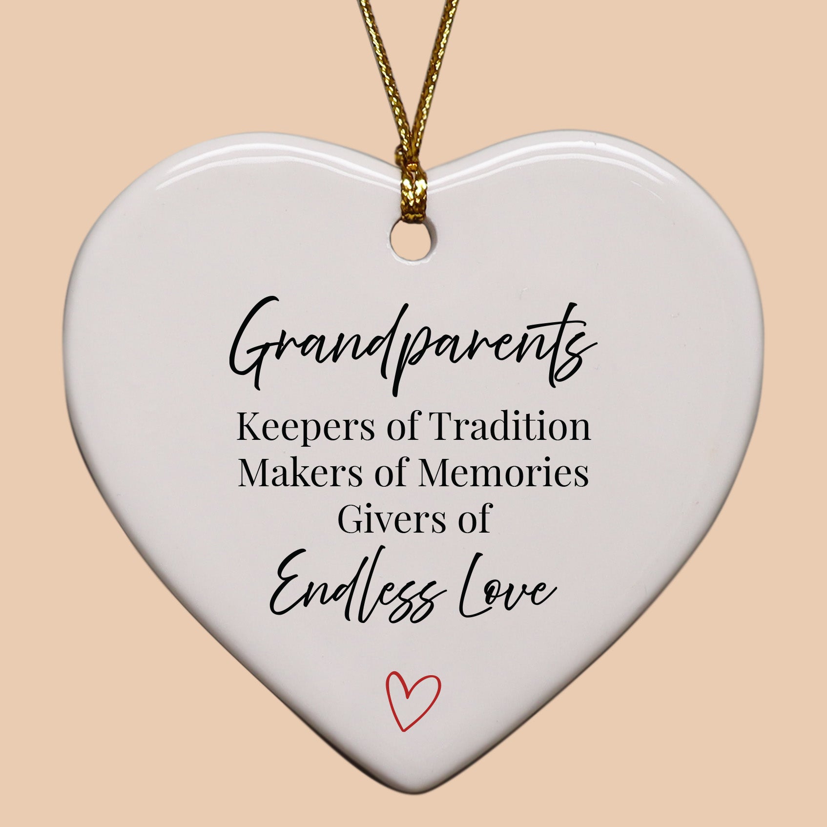 Grandparents Keepers Of Tradition Keepsake Ornament