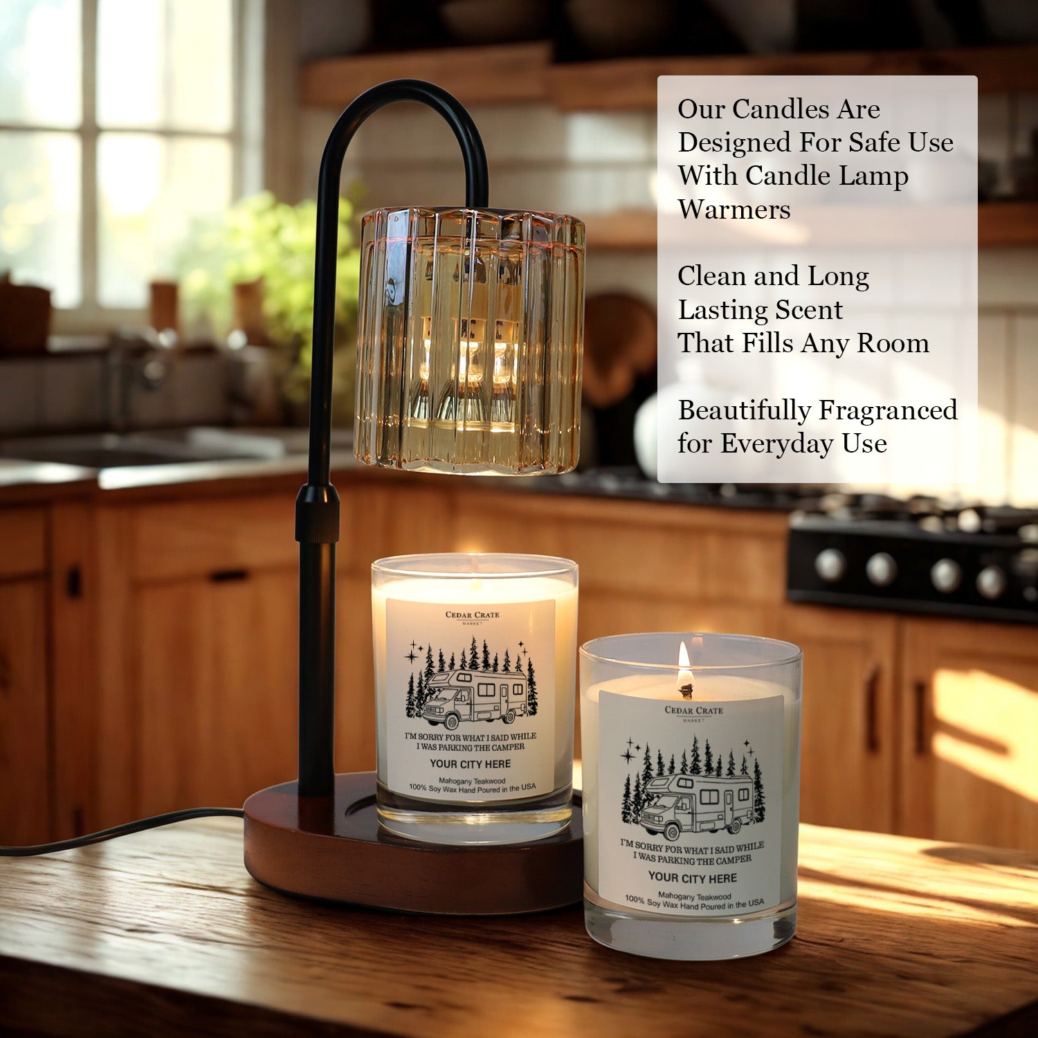 Sorry For What I Said While Parking RV Forest Name Drop White Candle