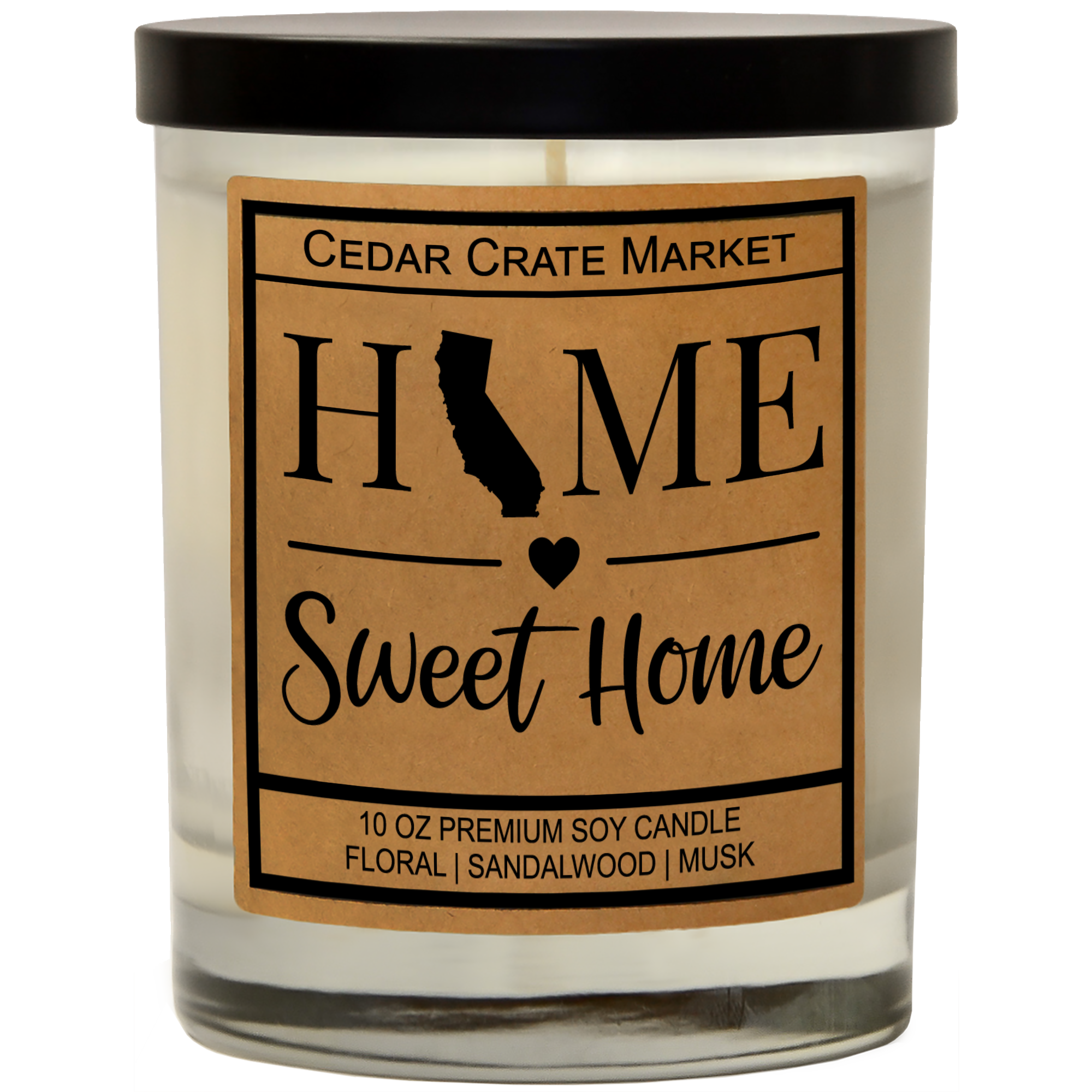 Home Sweet Home State Pride Soy Candle