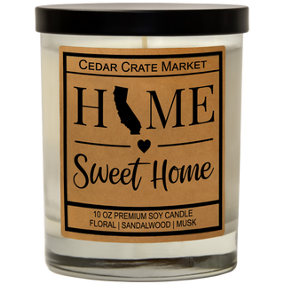 Home Sweet Home State Pride Soy Candle