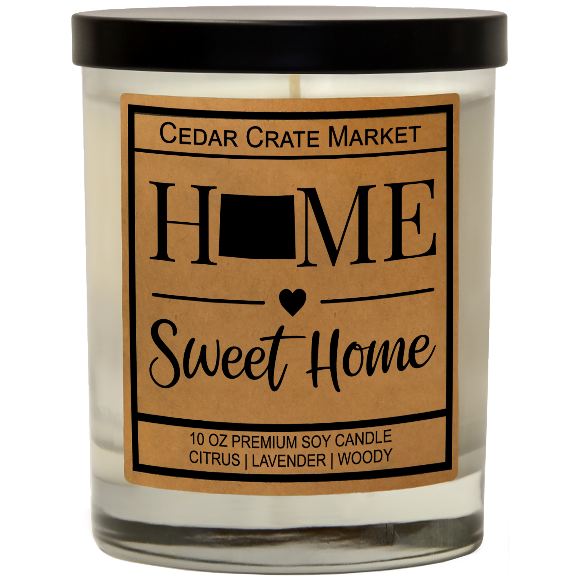 Home Sweet Home State Pride Soy Candle