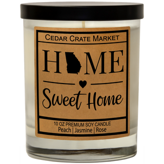 Home Sweet Home State Pride Soy Candle