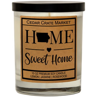 Home Sweet Home State Pride Soy Candle