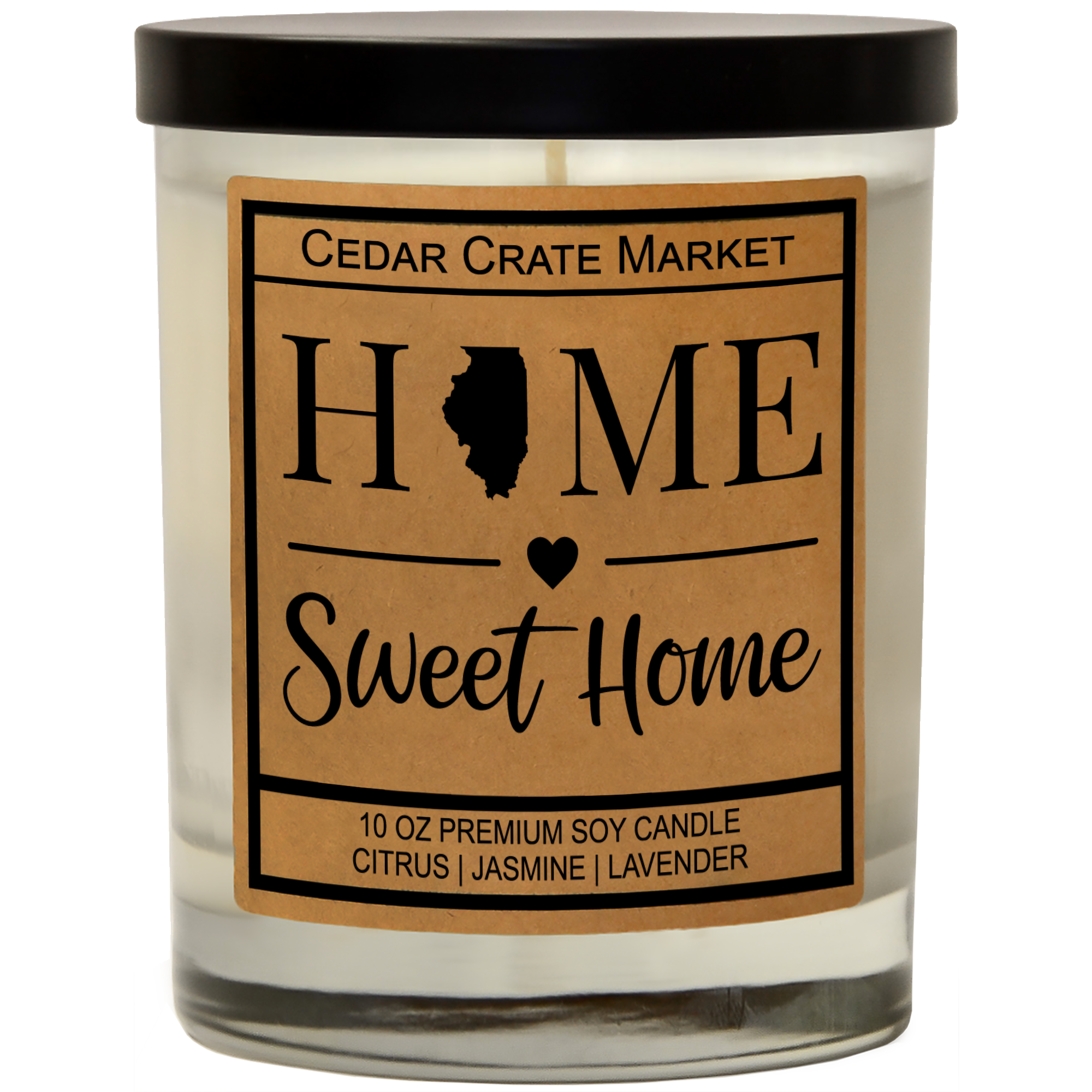 Home Sweet Home State Pride Soy Candle