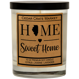 Home Sweet Home State Pride Soy Candle