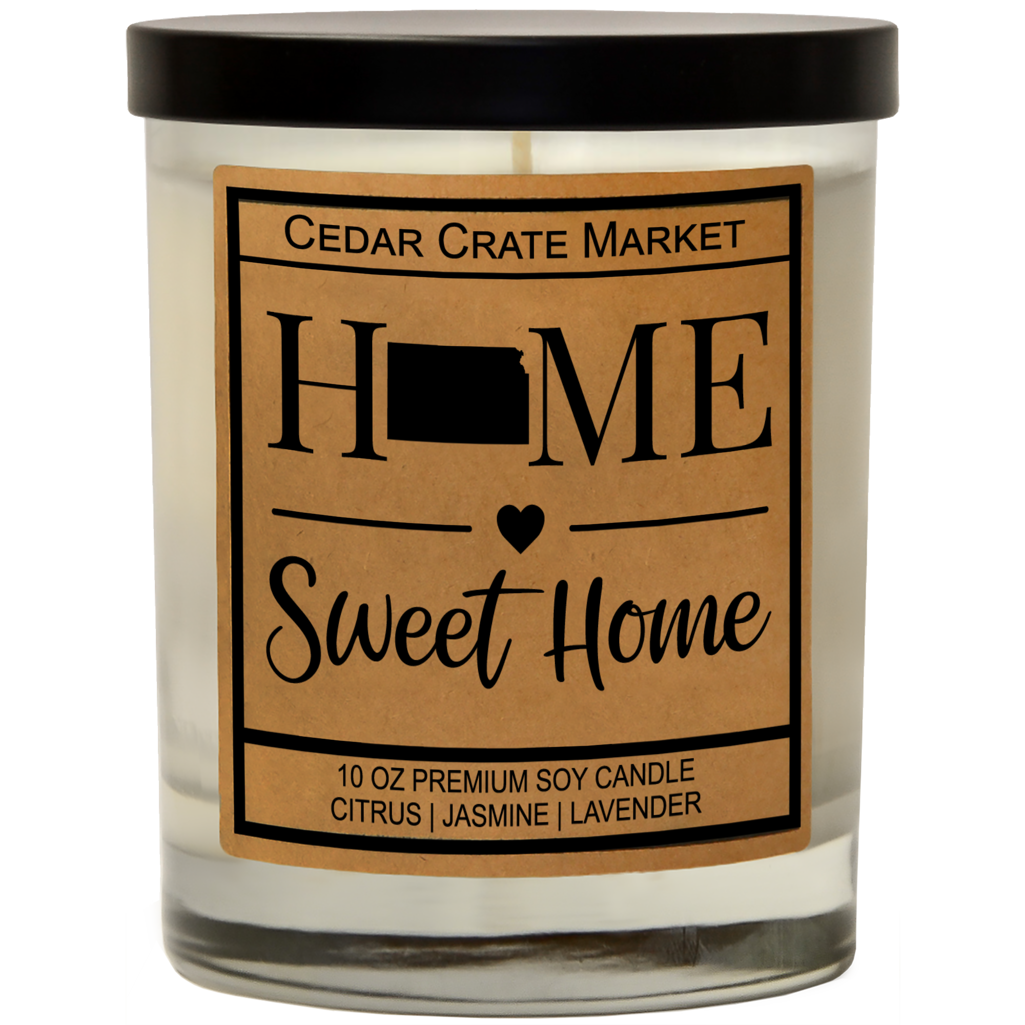 Home Sweet Home State Pride Soy Candle