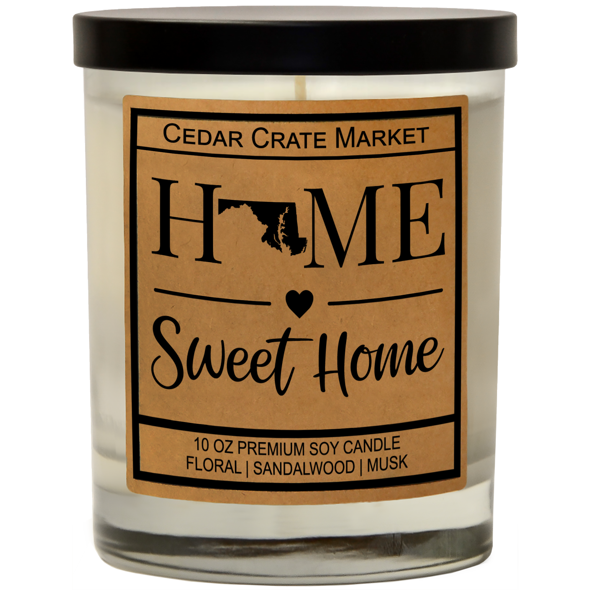 Home Sweet Home State Pride Soy Candle