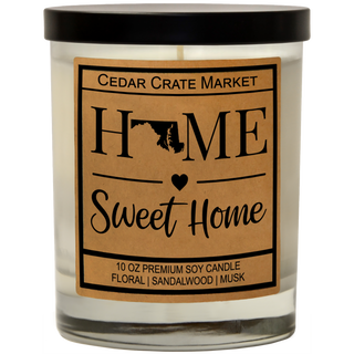 Home Sweet Home State Pride Soy Candle