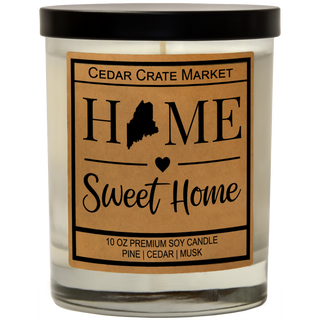 Home Sweet Home State Pride Soy Candle