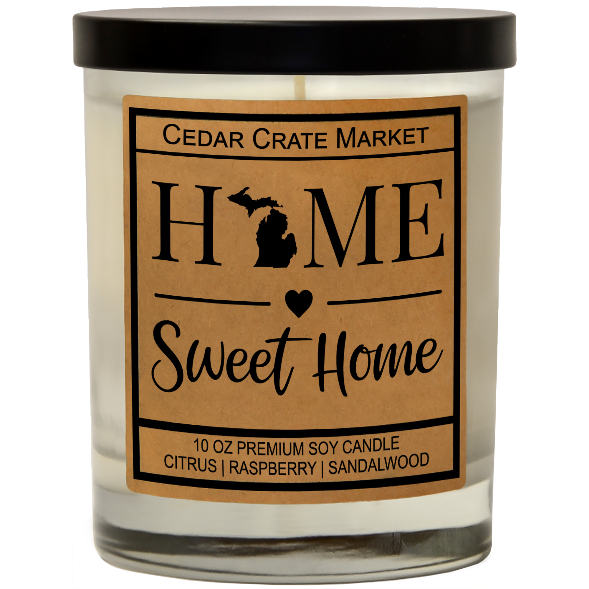 Home Sweet Home State Pride Soy Candle