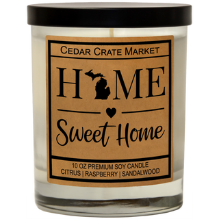 Home Sweet Home State Pride Soy Candle