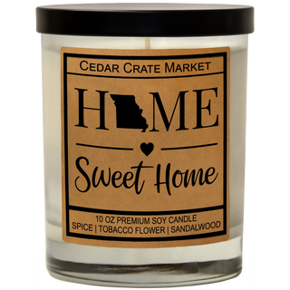 Home Sweet Home State Pride Soy Candle