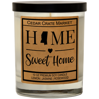 Home Sweet Home State Pride Soy Candle