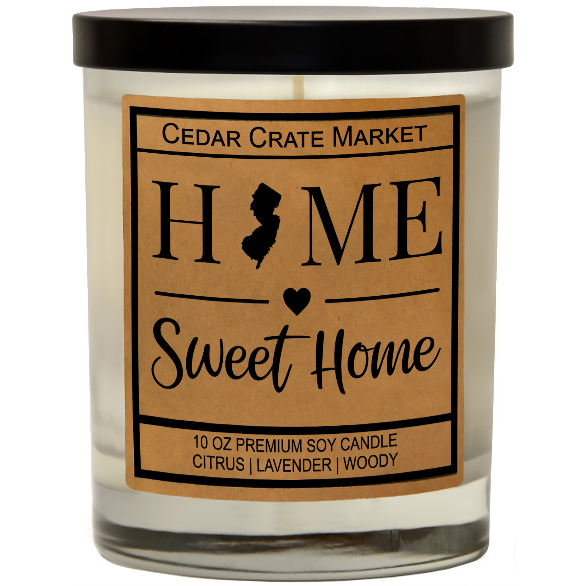 Home Sweet Home State Pride Soy Candle