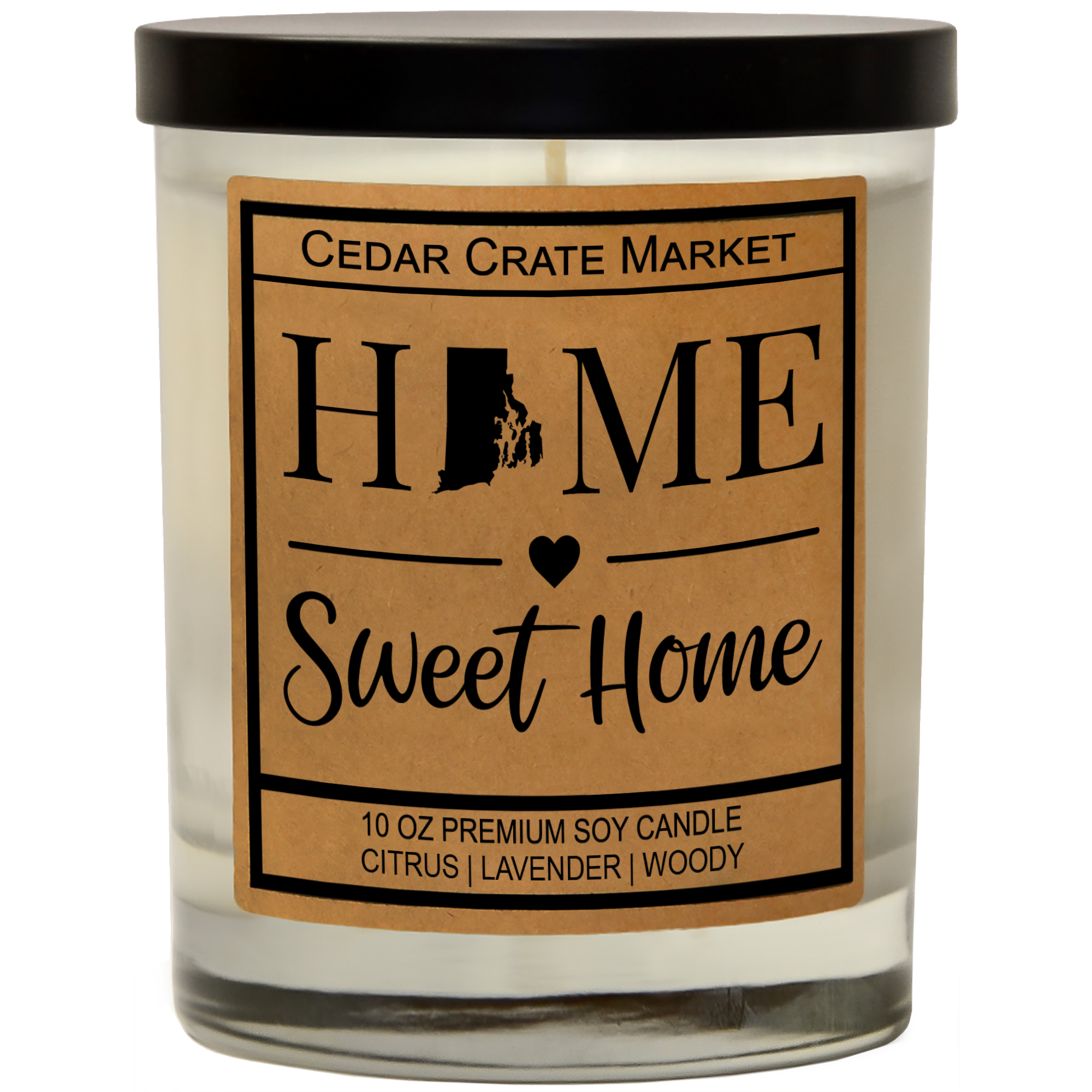 Home Sweet Home State Pride Soy Candle