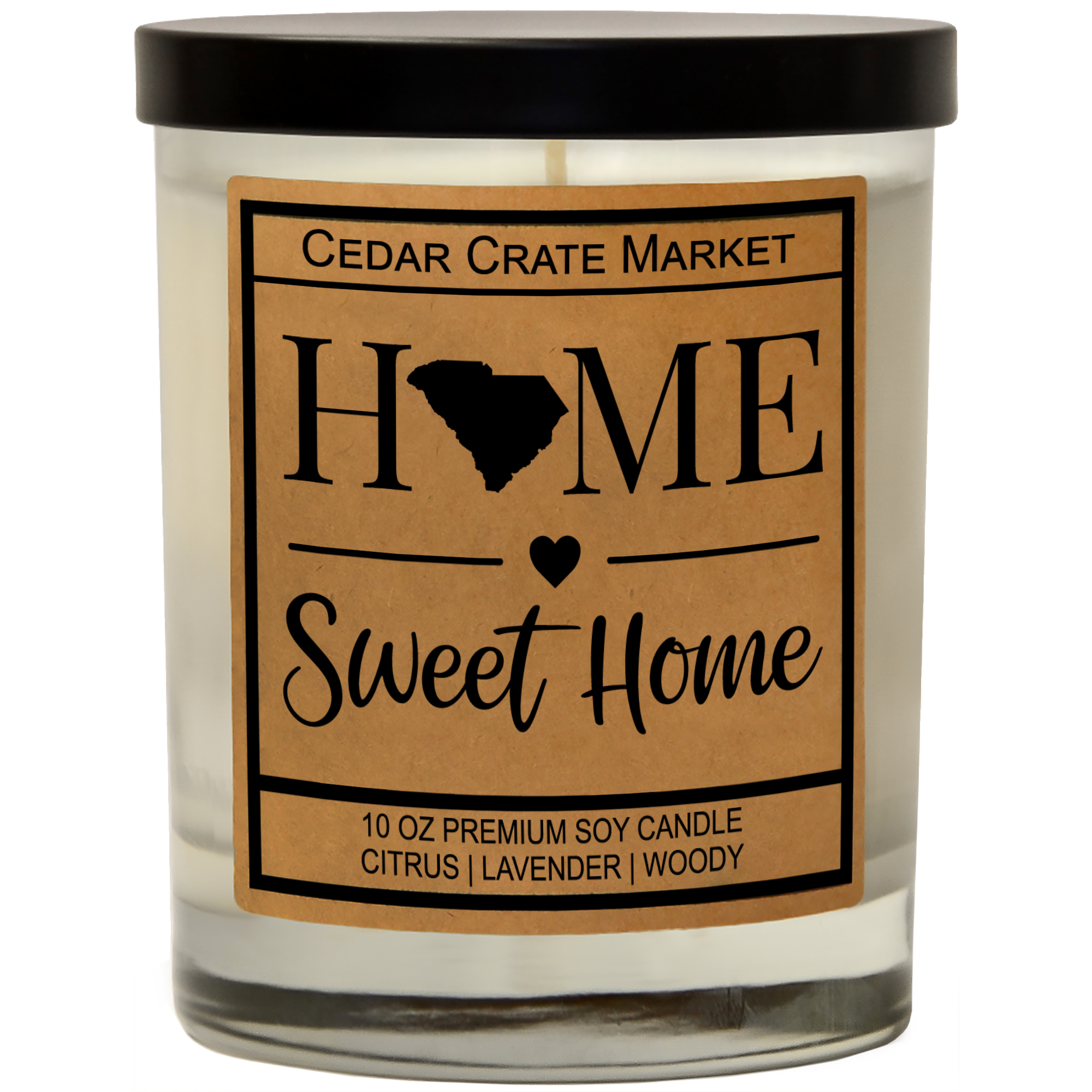 Home Sweet Home State Pride Soy Candle