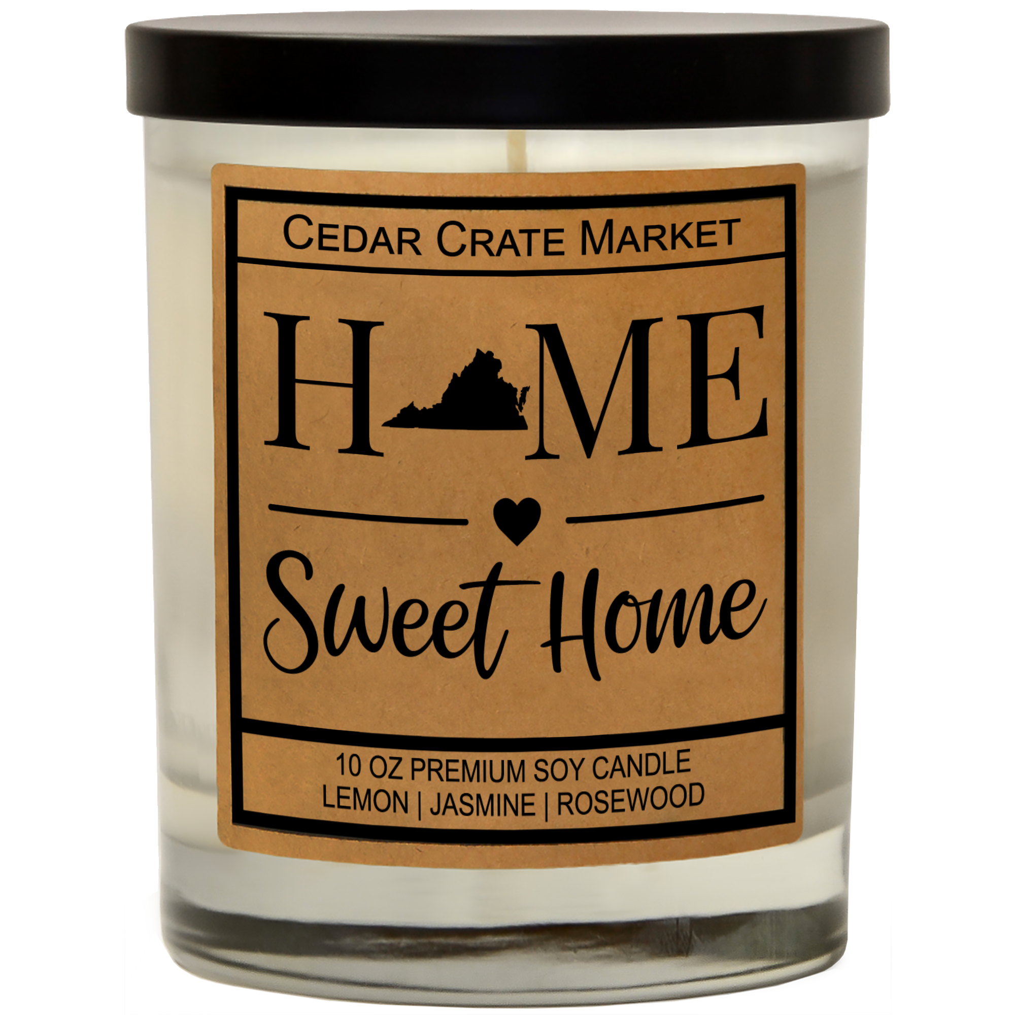 Home Sweet Home State Pride Soy Candle
