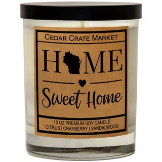 Home Sweet Home State Pride Soy Candle