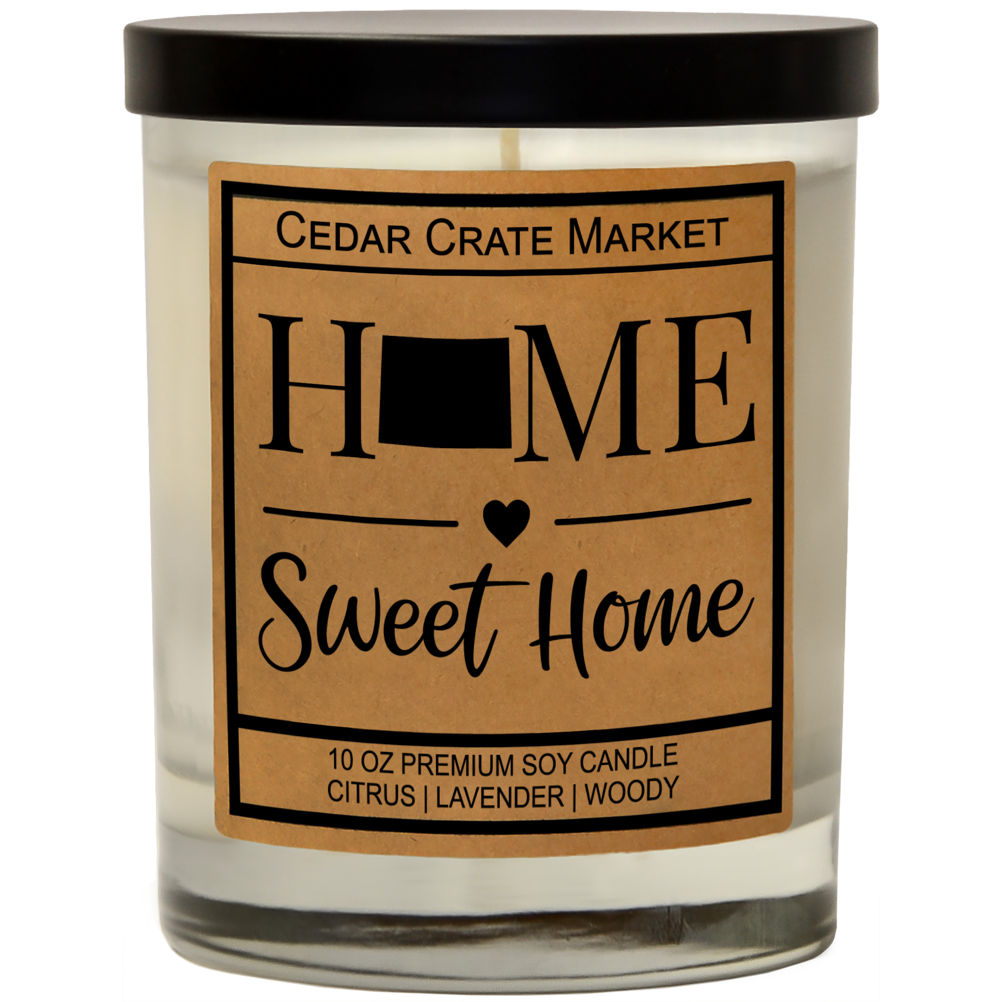 Home Sweet Home State Pride Soy Candle
