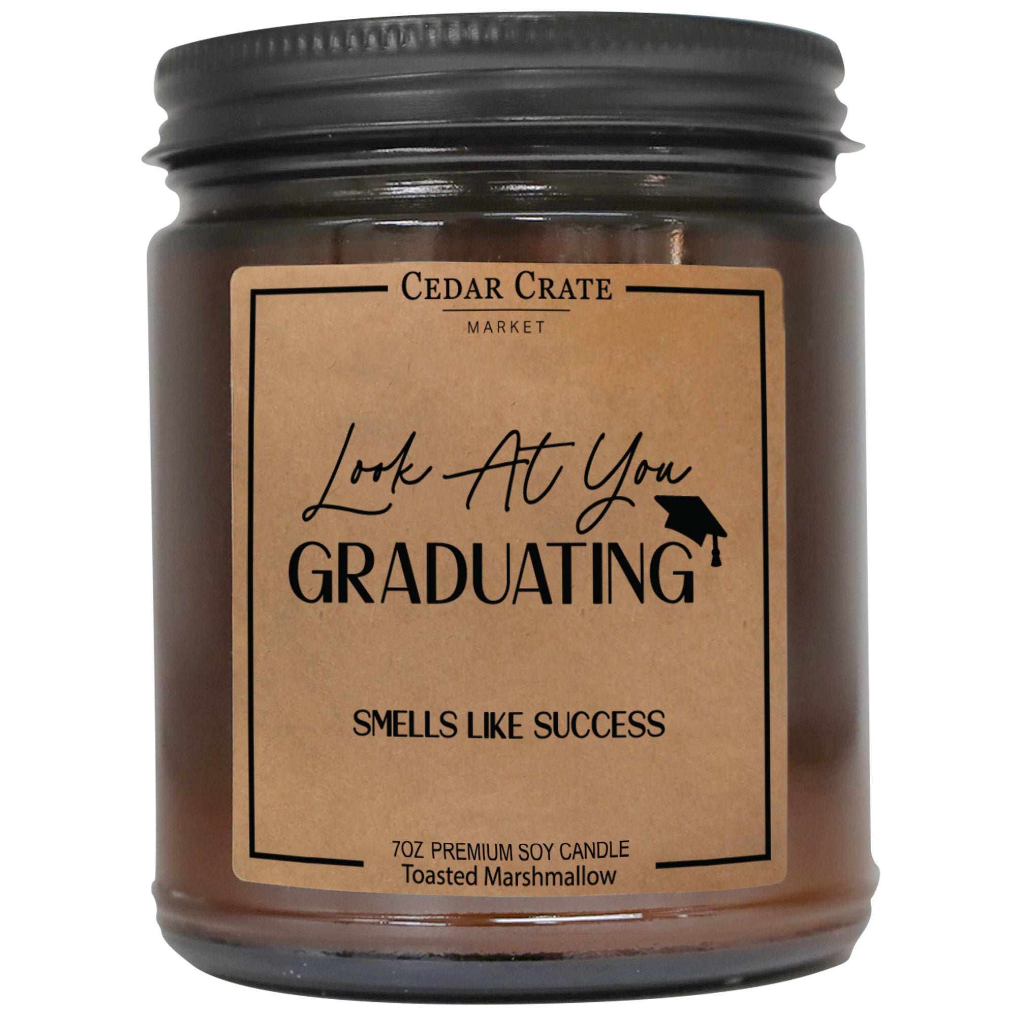 Look At You Graduating Smells Like Success Amber Jar