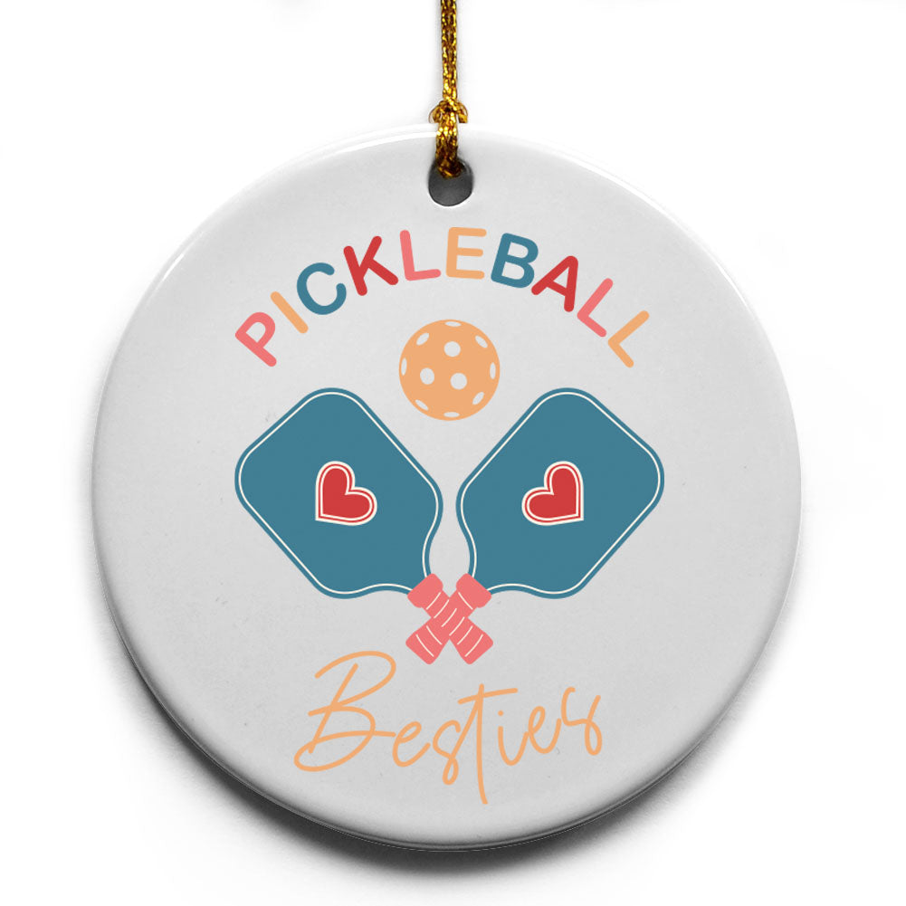 Pickleball Besties Keepsake Ornament