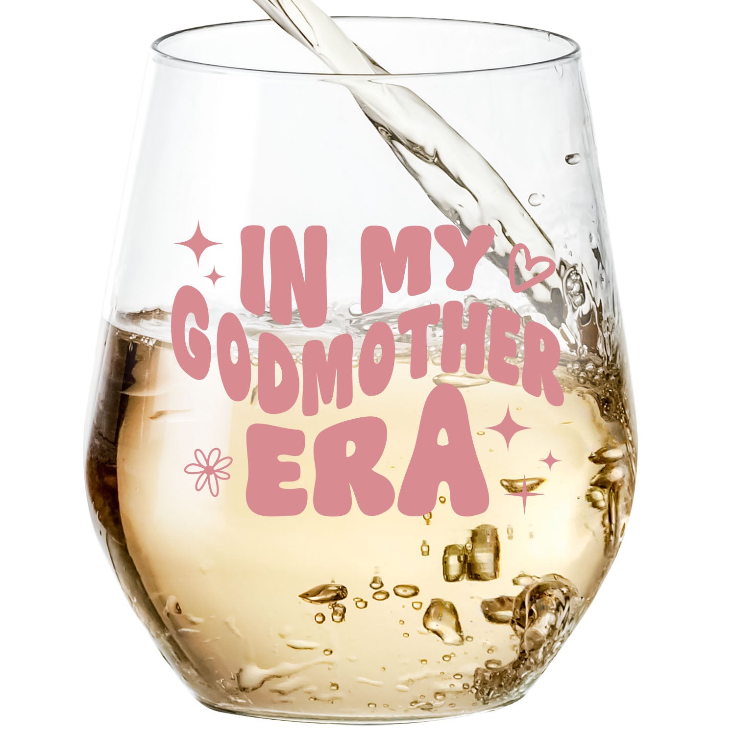 In My Godmother Era Wine Glass