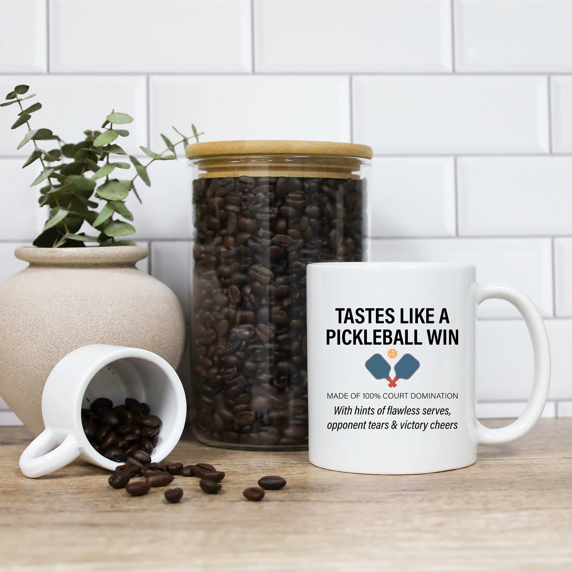 Tastes Like A Pickleball Win Mug