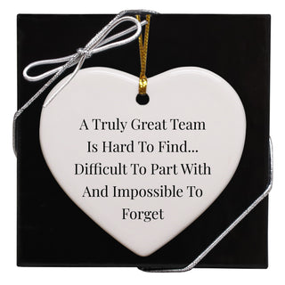 A Truly Great Team Is Hard To Find Keepsake Ornament