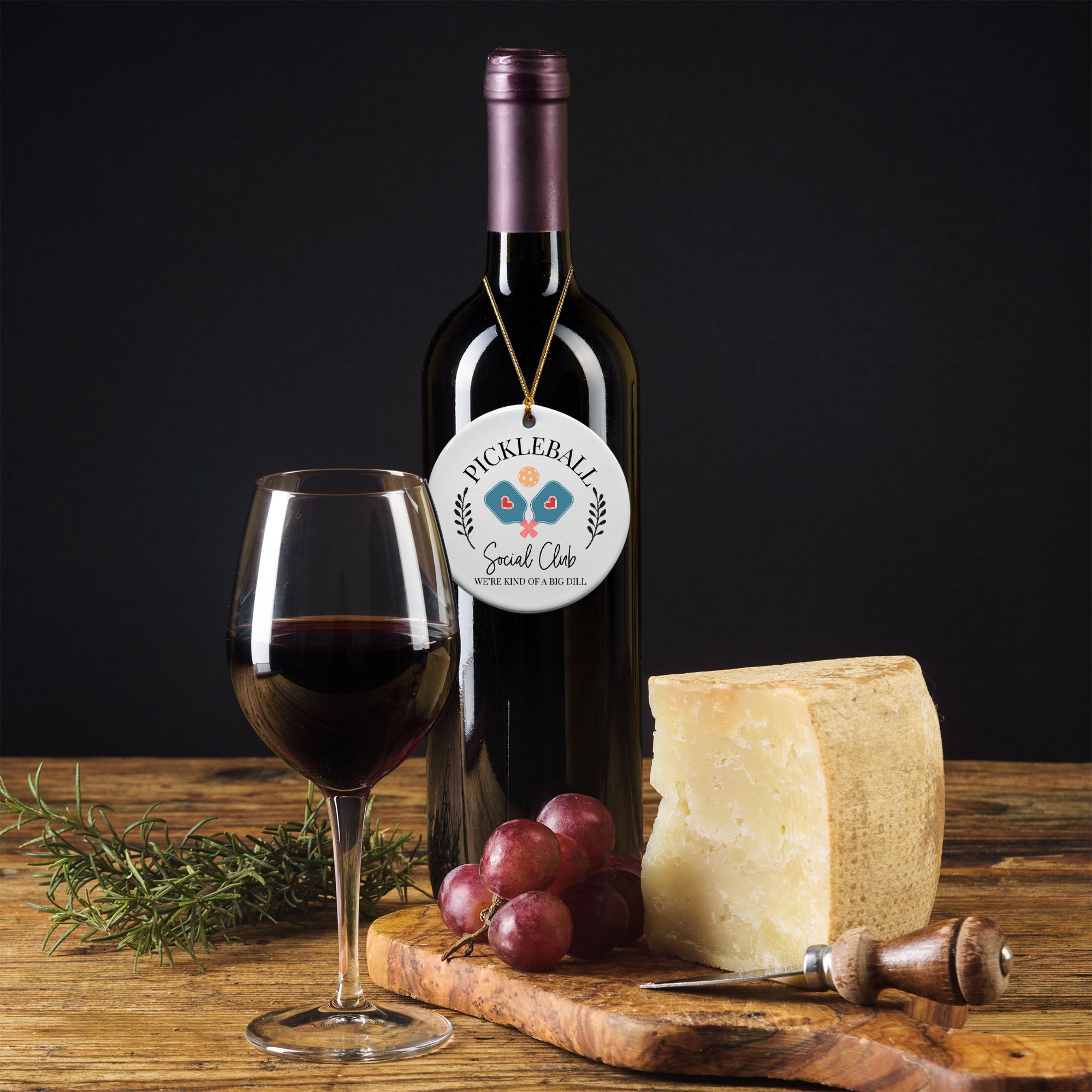 Pickleball Social Club Keepsake Ornament