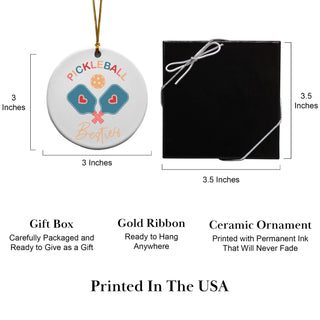 Pickleball Besties Keepsake Ornament