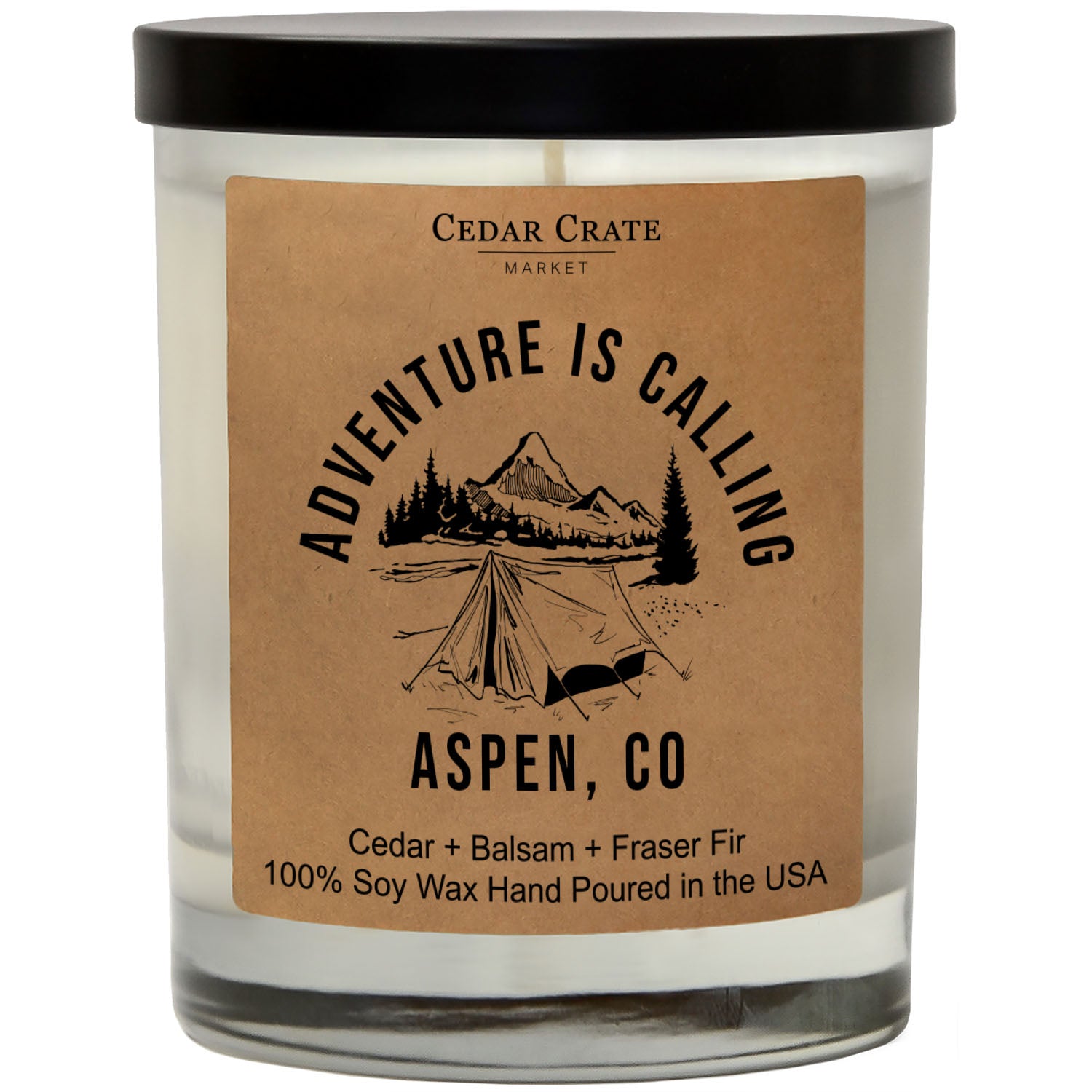Adventure Is Calling Name Drop Kraft Candle