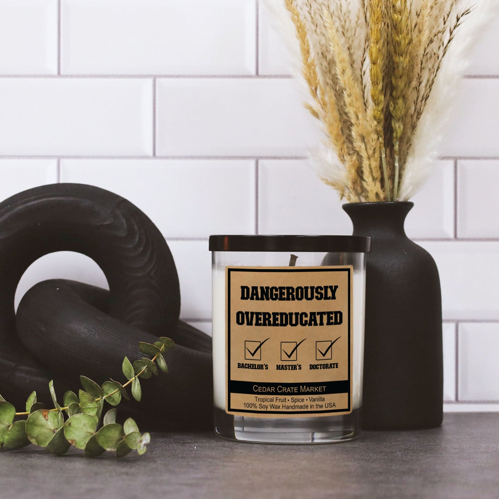 Dangerously Overeducated Soy Candle