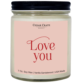 Love You Soy Candle