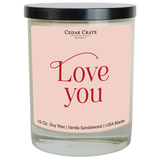 Love You Soy Candle