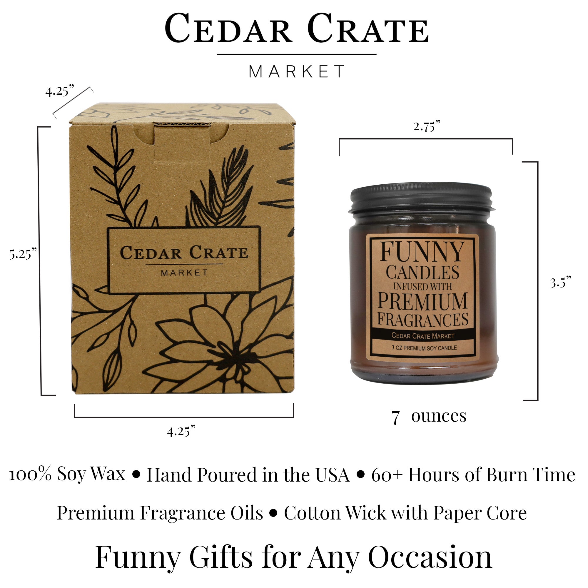 Be a Badass Everyday Amber Jar