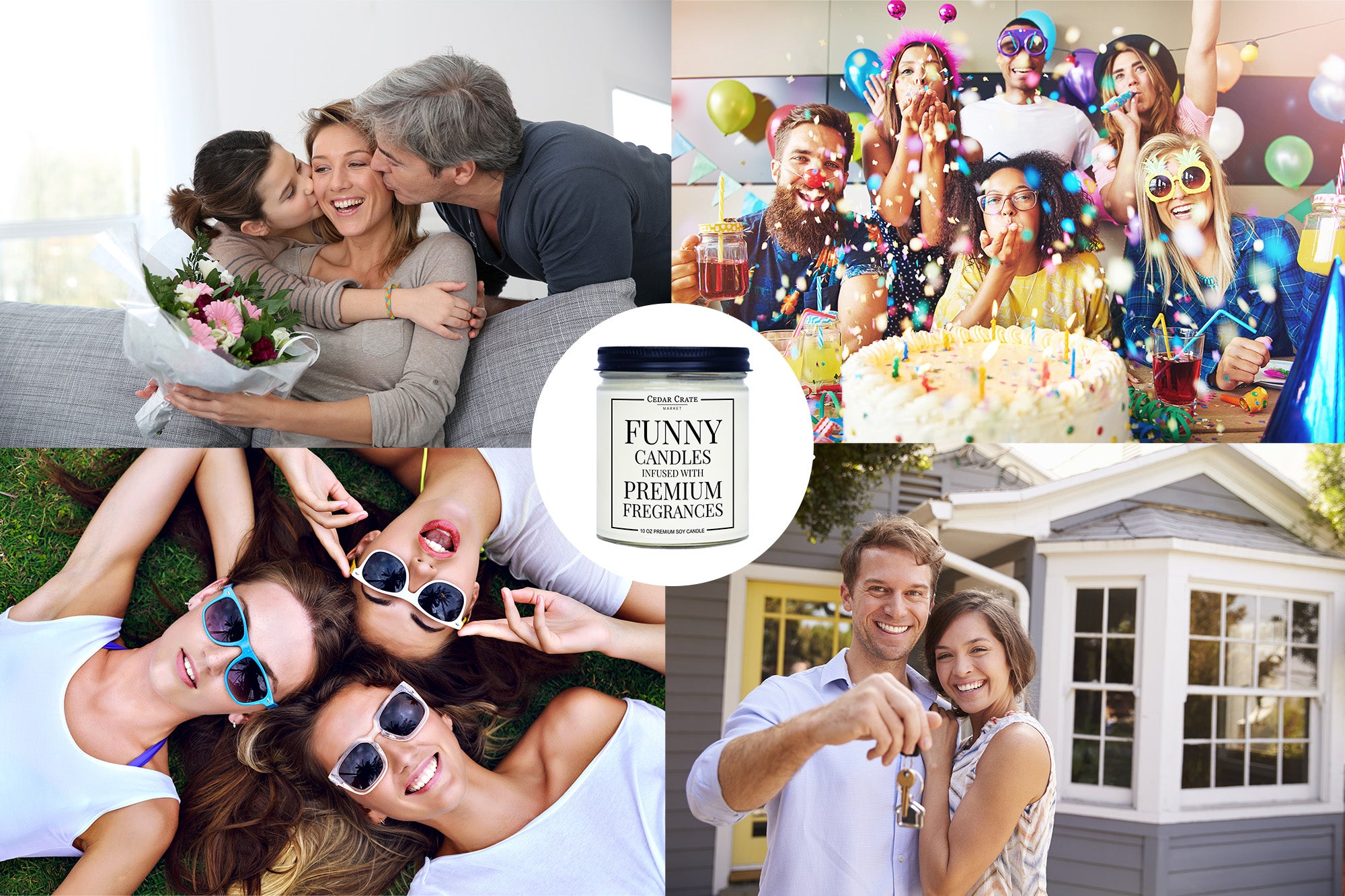 Miss You Gift - I Wish You Lived Next Door Soy Candle