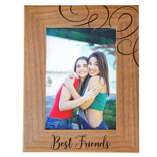 5x7 BEST FRIENDS ~ Landscape Picture Frame ~ Holds a 4x6 or cropped 5x7  Picture ~ Wonderful Keepsake Gift for a Best Friend!