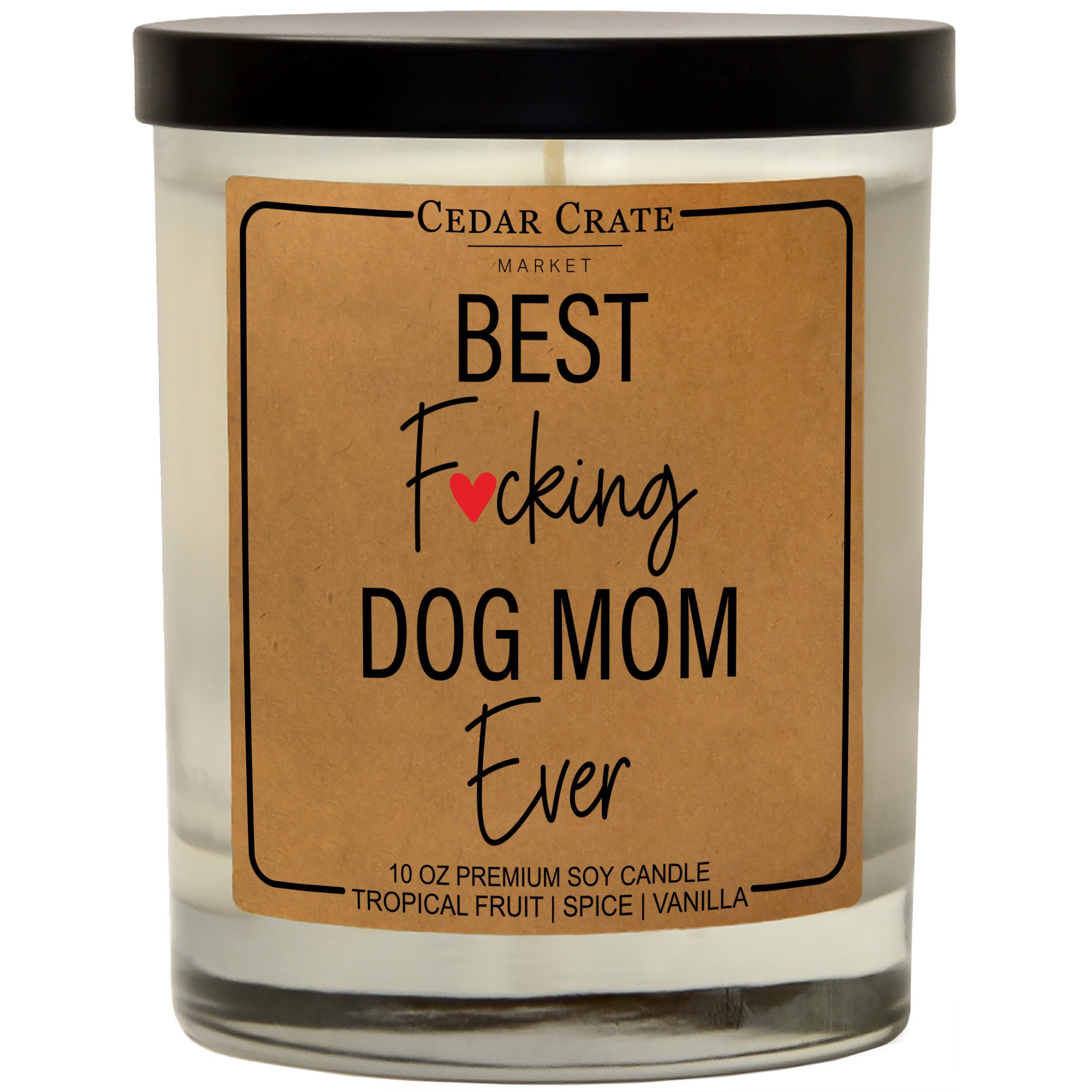 Best Fucking Dog Mom Ever Soy Candle