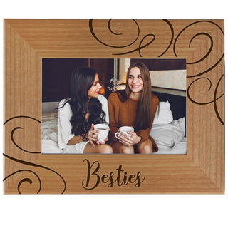Besties Wood Photo Frame