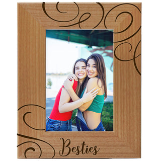 Besties Wood Photo Frame