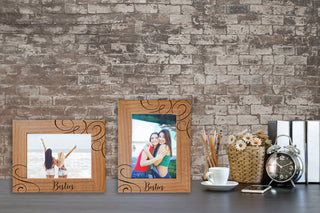 Besties Wood Photo Frame